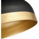 Amarra 4 Light 22 inch Matte Black Indoor Pendant Ceiling Light
